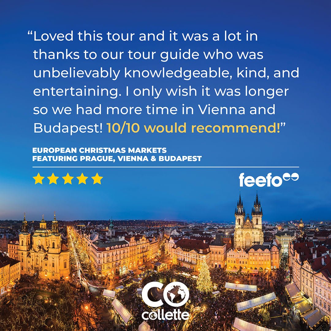 Don't take it from me. Take it from them.Collette has many 5-star reviews just like this one. Reach out to me today at Hello@Time2Board.com and I can tell you all about discovering Europe with Collette.#Time2BoardTravel #Time2Board